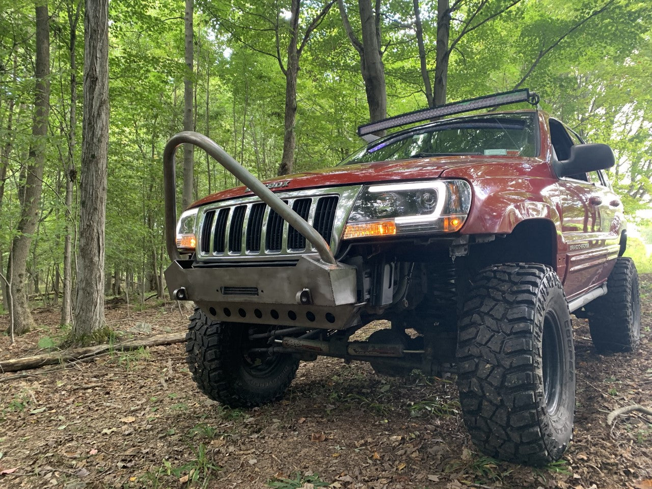 WJ Hidden winch stubby bumper — D.TillFabworks